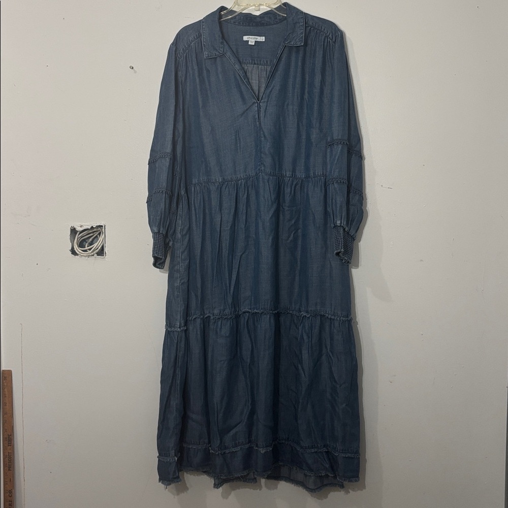Chico's Indigo Denim Dress size 3